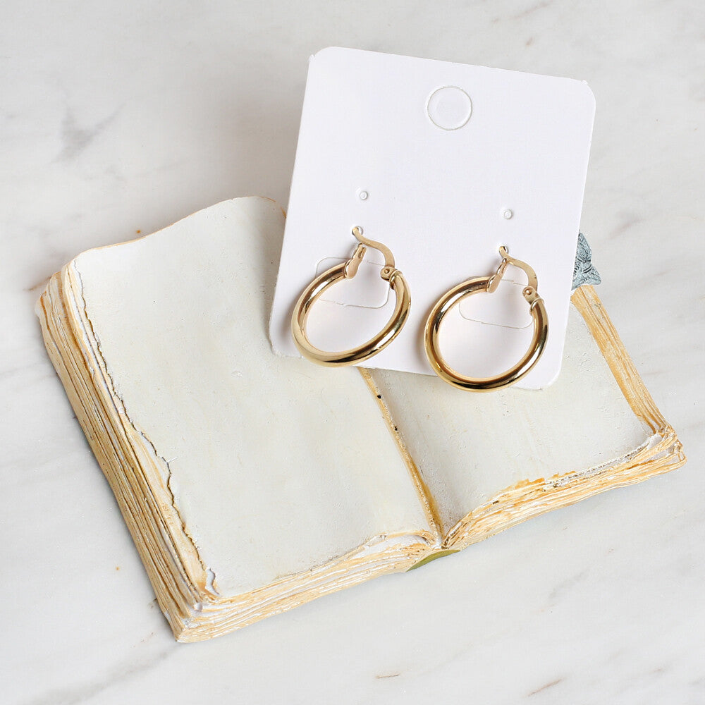 Loren 25'li Beyaz Takı Küpe Kartı